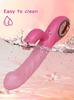 Women's Rabbit-style Vibrator with Buckle - G-Spot & Clitoral Massager 