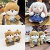 Cute Rabbit Otter Plush Toy Stuffed Animal Doll Cartoon Decoration Kids Gift