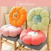 Teddy Plush Animal Pumpkin Seat Cushion With Embroidered Design For Living Room And Bedroom Comfort