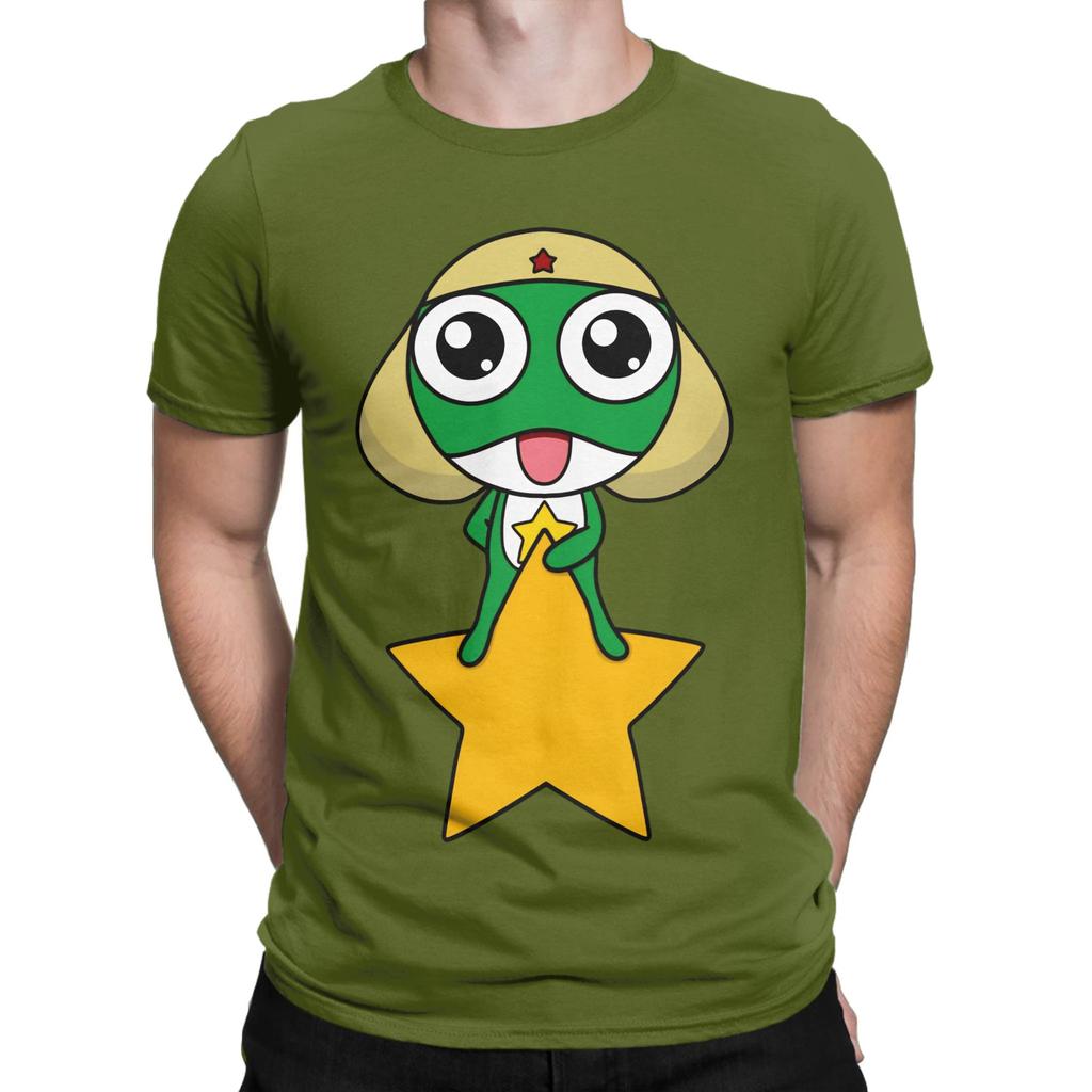 Awesome Symbol Of Sgt Frog Keroro TShirt for Men Women O Neck Cotton T Shirt  Short Sleeve Tees New Arrival Clothing