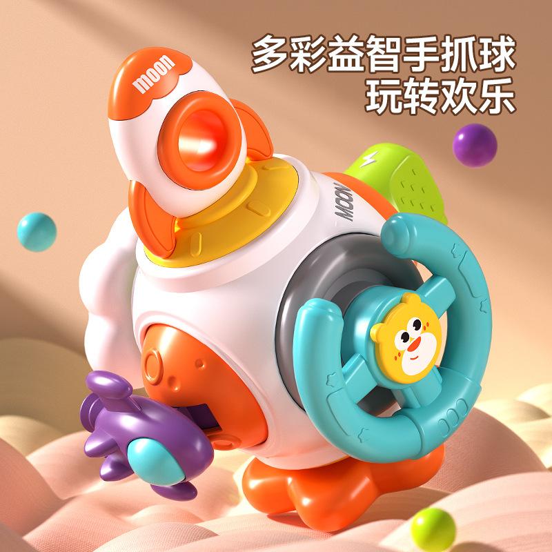 Baby Puzzle Busy Hand Catching The Ball, Baby Montessori Grasping Sensory Integration Training Early Education Toys