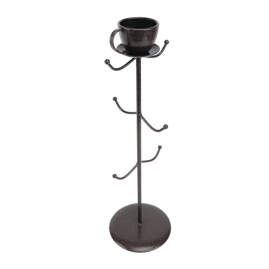 Mug Holder Tree Countertop Coffee Cup Rack Stand Metal with Base Kitchen Home Organizer