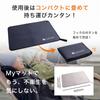 Mat X Foldable 4mm Thick Cushion Large Ventilation Holes No Stuffiness Machine Washable Quick Drying Unisex Dark Gray [co-que]Sauna 39.2cm 29.7cm