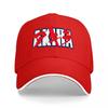 AKIRA Logo Black Baseball Cap with Red and Blue Graphic Design for Streetwear Fashion Fans and Anime Enthusiasts