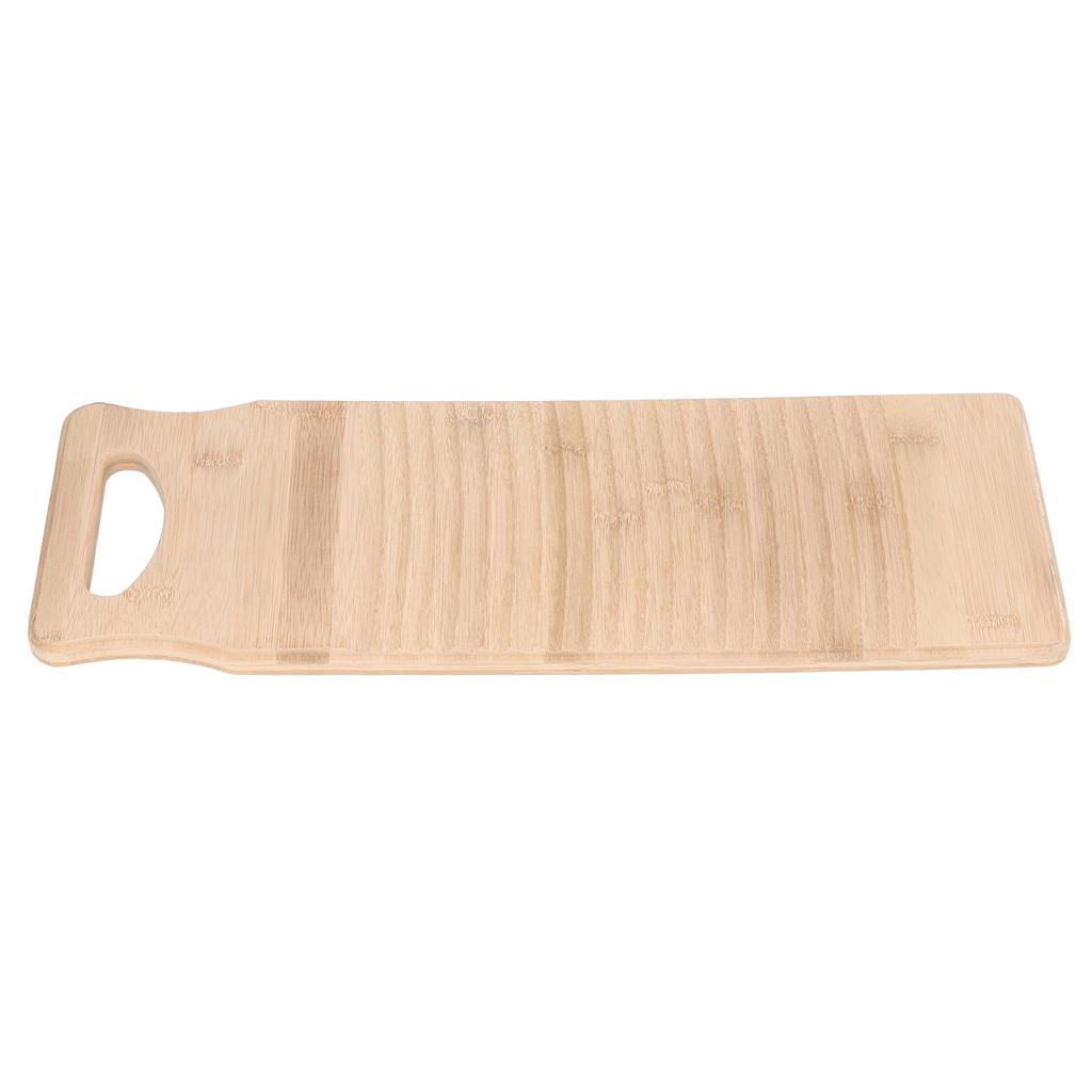 Bamboo Washboard Wooden Color Approx 19.7in Long Thickened Natural Bamboo Wear Resistant Sturdy Durable Wash Board