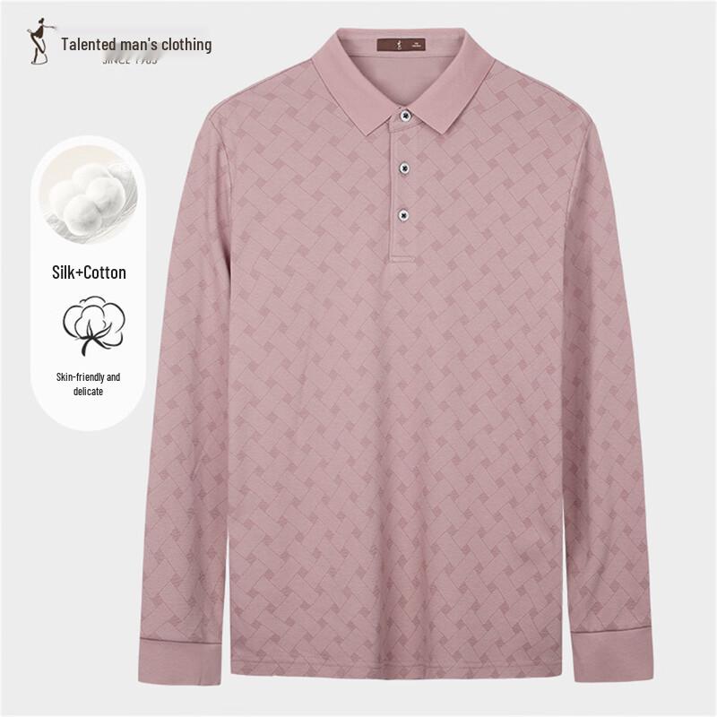 

Men s Business Casual Long Sleeve POLO Shirt XL