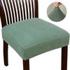 Jacquard Chair Covers Stretchy Solid Color Anti-Slip Chair Slipcovers Soft Sofa Seat Cover Living Room Restaurant Office Hotel