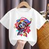 The Amazing Digital Circus Children TShirt Cartoon Printed T Shirts Boys Casual Sports Short Sleeves Tops Summer Kids Clothing