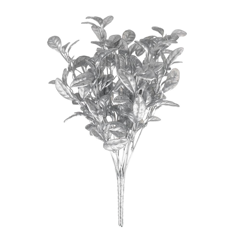 Faux Plant Simulation Flower Gift Box Adornment Artificial Plant Gold Silver Simulation Leaf Christmas Artificial Flower