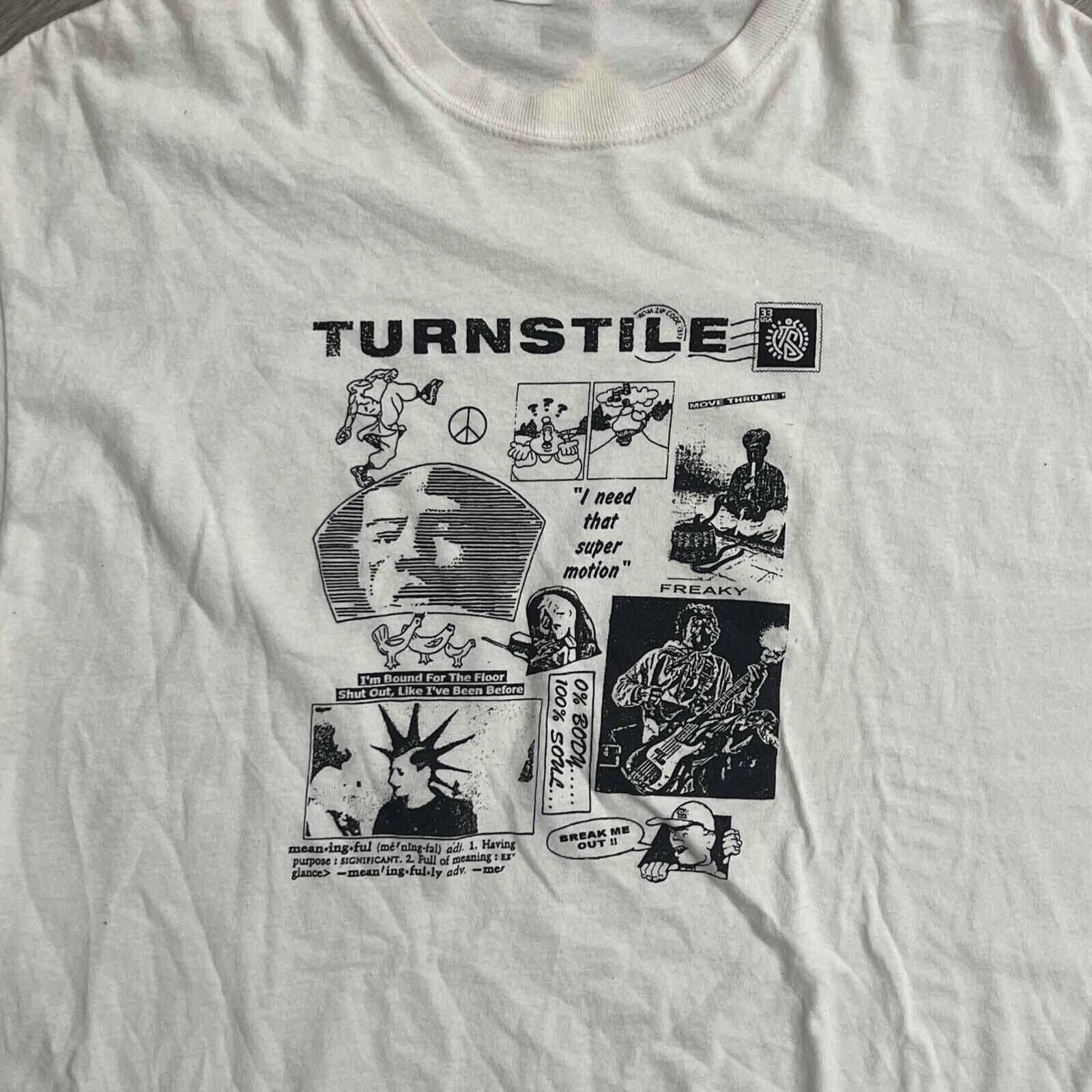 Break Me Out Turnstile Band Shirt Classic White Unisex Men S-5XL S