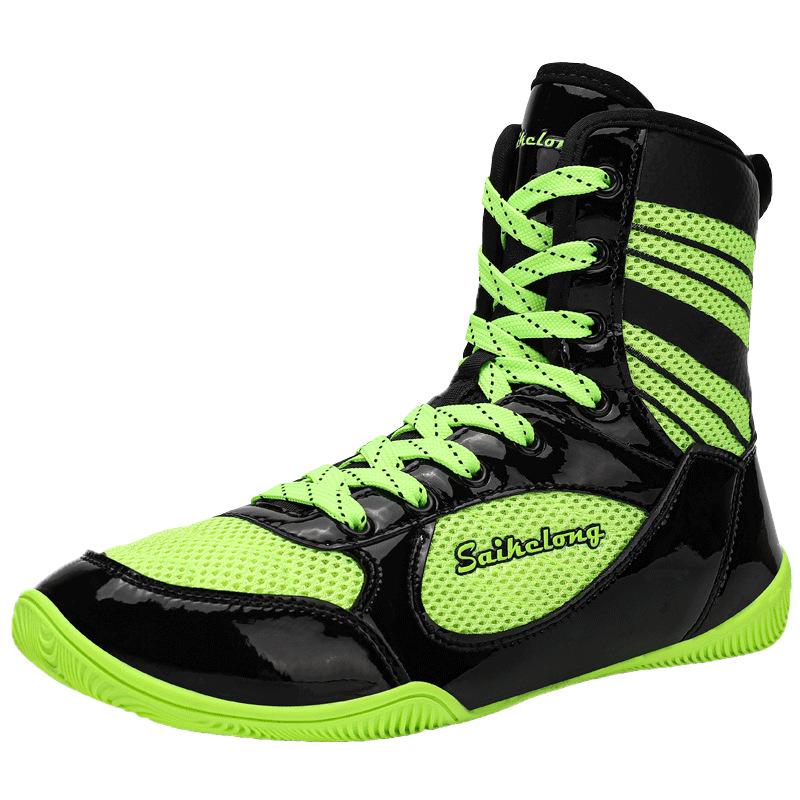 Men's and Children's High Top Wrestling and Boxing Shoes for Indoor Training