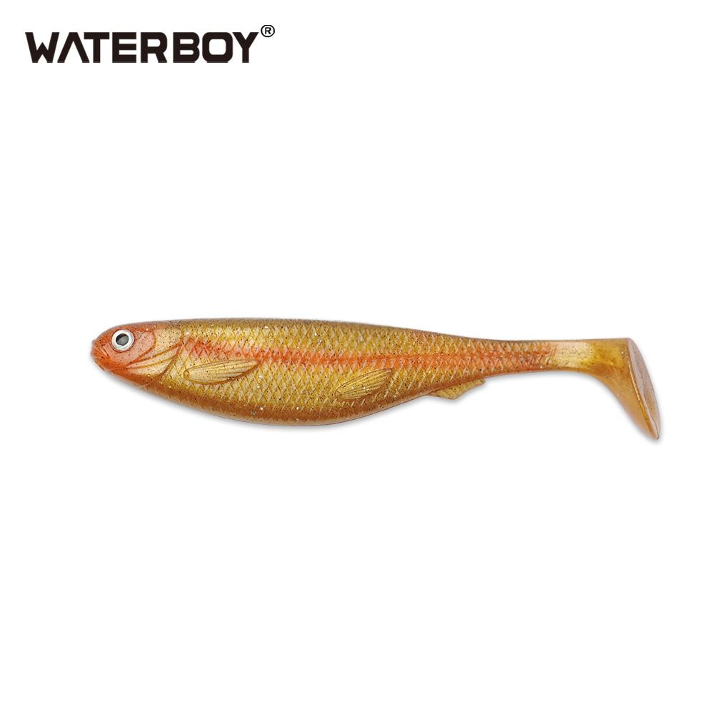WATERBOY OEM Soft Bait Facotry 12.5cm 15cm 20cm Big Shads PVC Material T Tail Softbaits Fishing Soft Lure