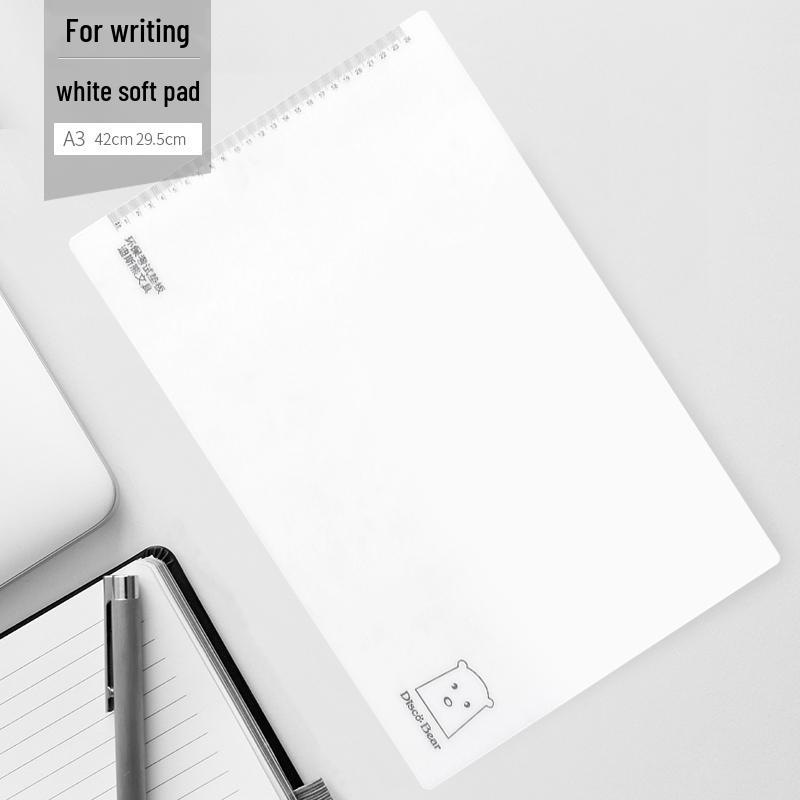 Colorful Soft Silicone Writing Pad for A4 & A3 - Ideal for Students and Exams