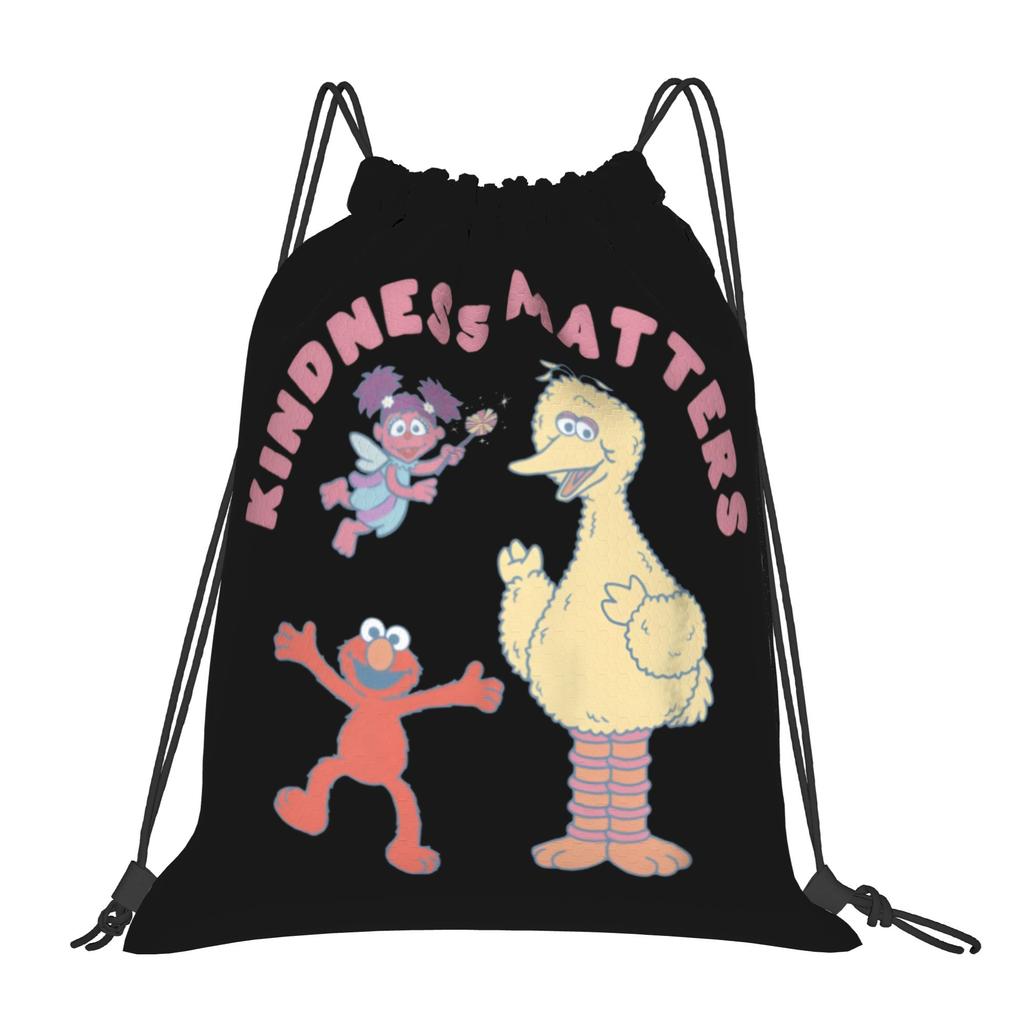 Custom Cookie Monster Drawstring Bag Women Men Lightweight Cartoon Sports Gym Storage Backpack