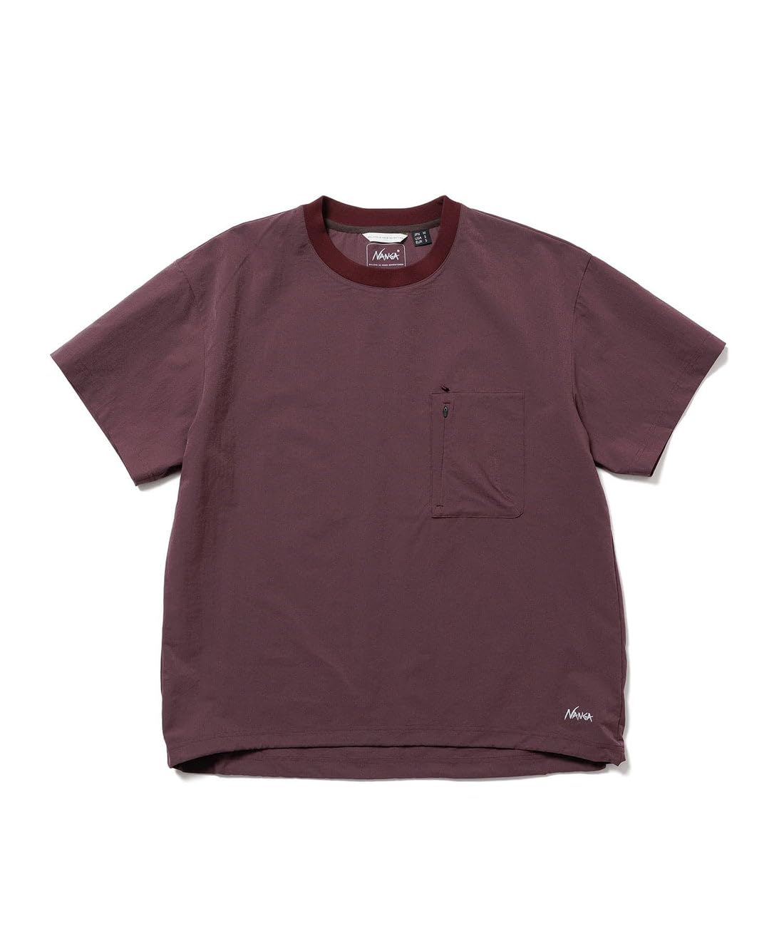 

NANGA DOTAIR® COMFY TEE (UNISEX) N2500-1J300A (JP, Alphabet, M, PLUM)
