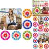 Wooden Clock For Kids Learn Time And Math With Colorful Model