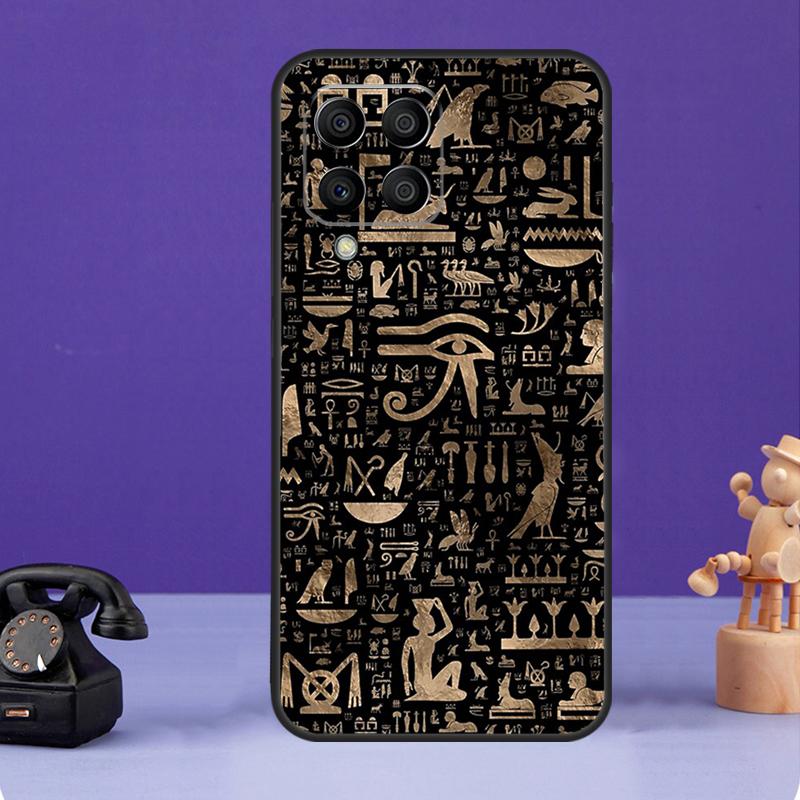 Sacred Eye of Horus Egypt Fresco Case For Samsung Galaxy M34 M13 M53 M51 M31 M11 M14 M54 M12 M32 M52 M16 M36 M56 M15 M35 M55