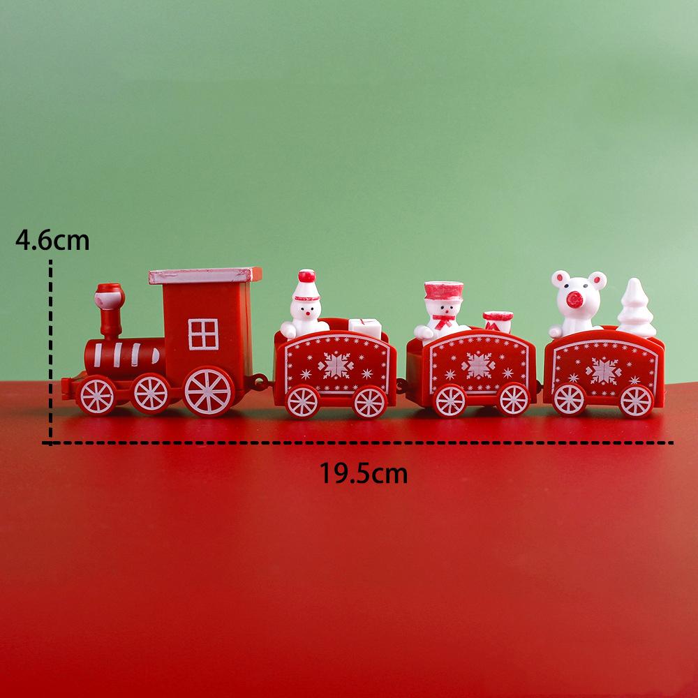 Merry Christmas Train Ornament Decor for Home Xmas Kids Gift 2025 New Year Decoration 2025 Cake Decor Festoon Navidad Party