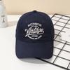 Retro English Embroidery Baseball Cap, Casual Streetwear Style, Unisex