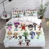 D-Dandy's Welt Bettwäscheset Spiel 3D-bedrucktes Bettbezug-Set Mit Kissenbezügen Junge Mädchen Teenager Kinder Geburtstagsgeschenk Weiche Bettwäsche02
