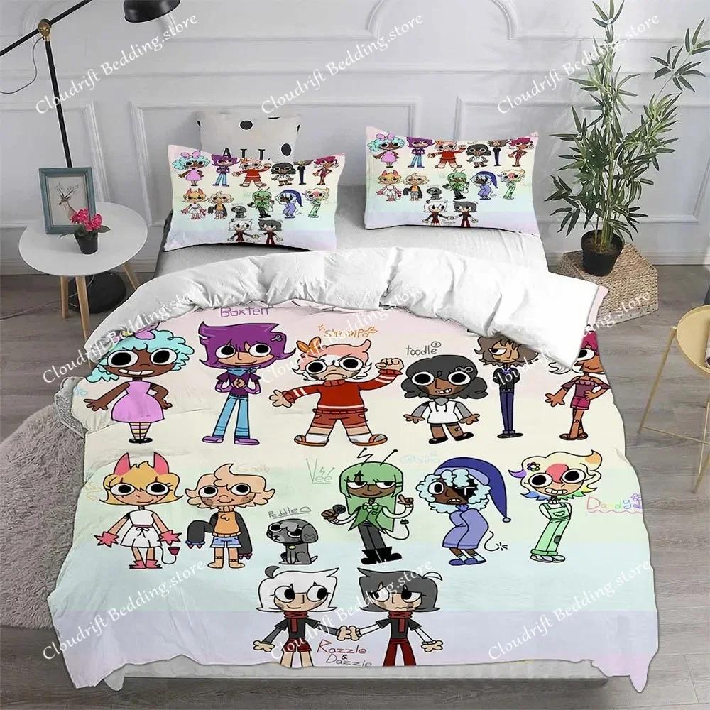 D-Dandy's Welt Bettwäscheset Spiel 3D-bedrucktes Bettbezug-Set Mit Kissenbezügen Junge Mädchen Teenager Kinder Geburtstagsgeschenk Weiche Bettwäsche02
