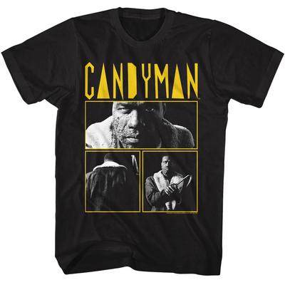 Candyman Scary Horror Movie Name Logo 3 Movie Still Pictures Men's T Shirt