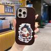 Phone Case: 2D Flat Design Suitable for iPhone 18 17 16 15 14 13 Pro Protective Case, Couple Style, Santa Claus, Christmas and Halloween Gifts