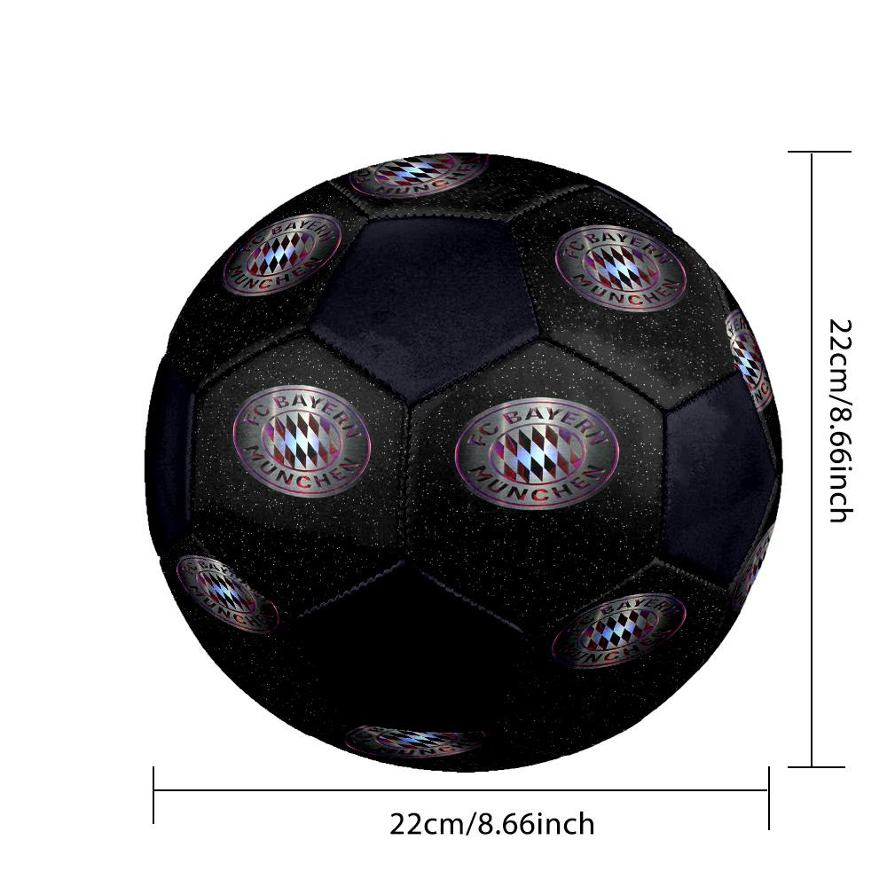 1pc Bayern Munich Crest Standard Size 5 Soccer ball, Durable game Soccer Ball for School Park Training & Daily Entertainment zq7142