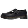 Dr.Martens Polley Pelle di Mucca Resistente all'Abrasione Scarpe Casual Basse Unisex Nero 41408001