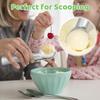 Ice Cream Baller Scoop, Food Grade Aluminum Alloy Scooper with Rust Resistant Ergonomic Handle, Non-Stick Kitchen Tool for Hard Ice Cream, Fruit