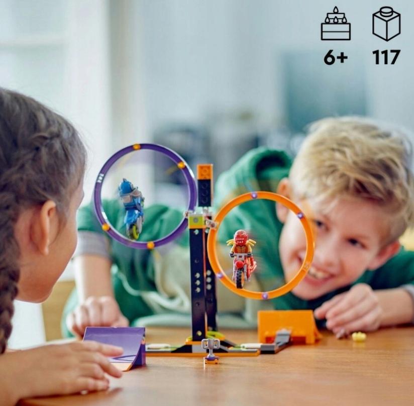 Lego City 60360 Wyzwanie Kaskaderskie- Obracające