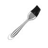 Stainless Steel Handle Silicone Head Basting Barbecue Oil Brush BBQ Roasting Tool (30cm)