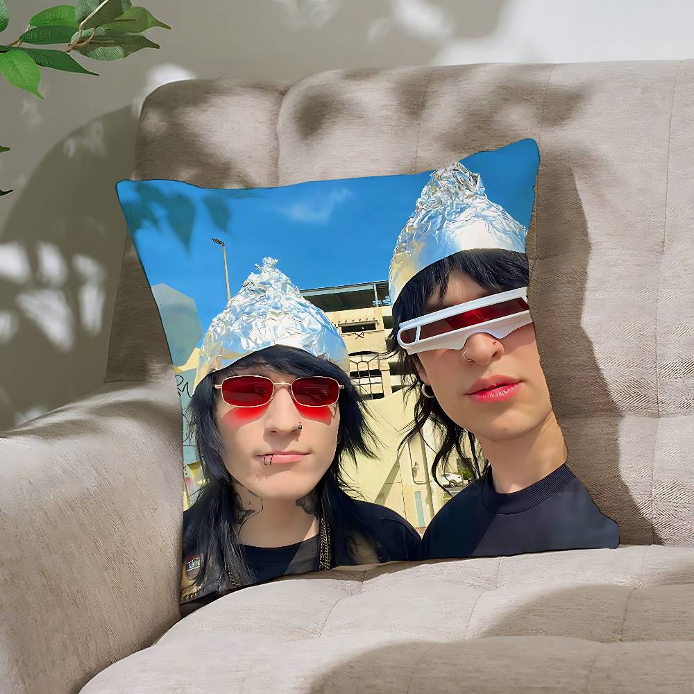 CoolJake Webber Johnnie GGuilbert Customizable Square Pillowcases Stylish And Soft Perfect For Beds Cars And Sofas