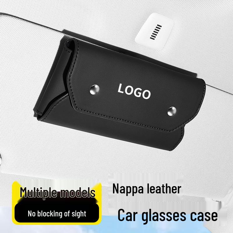 Uniwersalny Uchwyt na Okulary Przeciwsłoneczne i Schowek do Osłony Przeciwsłonecznej Samochodu