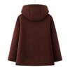 One-Piece Fashionable Winter Hooded Jacket for Middle-Aged and Elderly Women - Plus Velvet and Fleece Lined