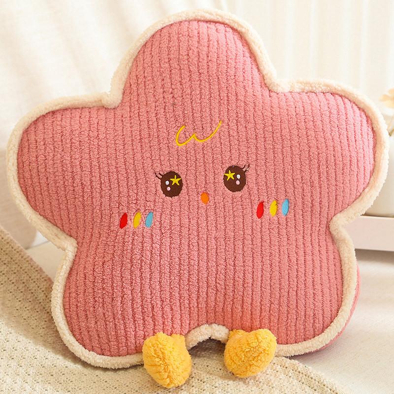 Starry Sky Plush Toys Cushion With Embroidered Clouds Cozy Home Decor Dolls