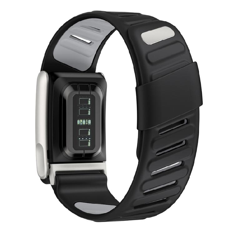 Contemporary Double Color Wrist Straps Ergonomic Silicone Replacement Band Suitable for 5.0/5.0MG Activity Trackers