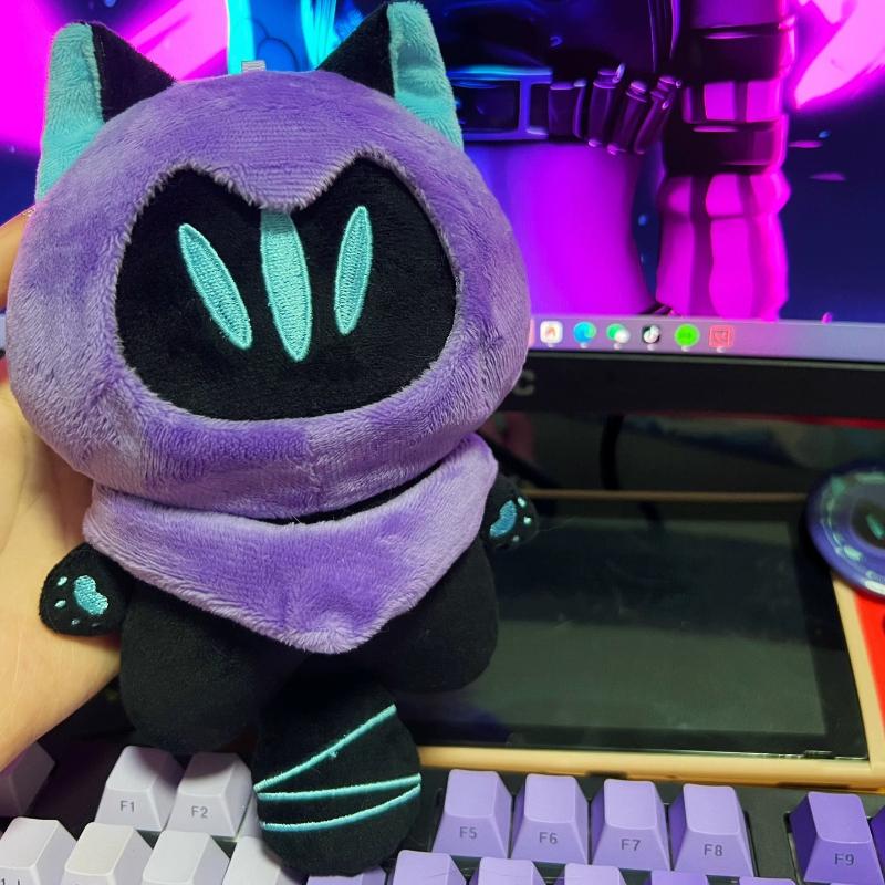 Cute Shadow Agent Plush Toy Soft Anime Stuffed Doll Birthday Gift Home Decor Collectible