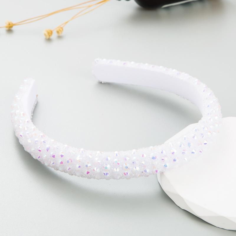 Women Hair Band Color Crystal Full Bit Band Super Sparkling Headwear