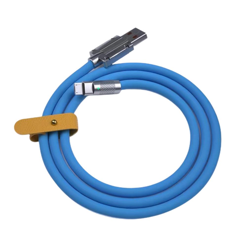 120W 6A Schnellladekabel Typ-C Flüssigsilikon-Kabel Quick Charge USB-Kabel Kompatibel für iPhone