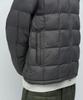 MUSINSA STANDARD Square Quilted Hooded Light Padded Jacket [Grey]