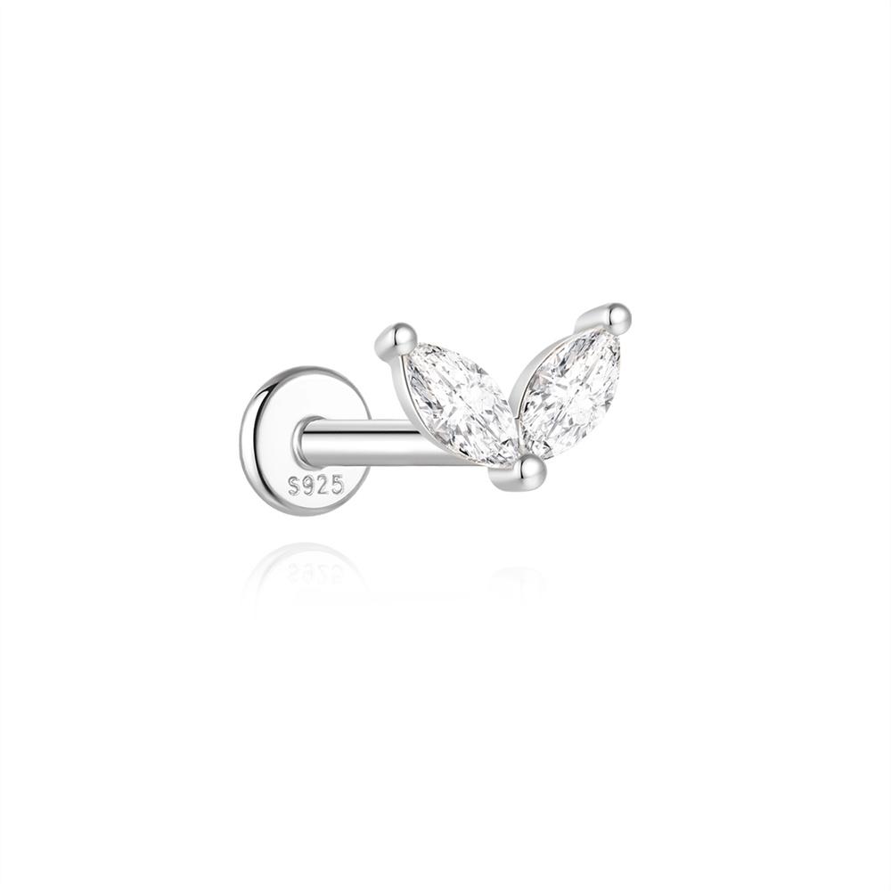 

Aide Moissanite Diamond Stud Earrings for Women Orginal 925 Silver Screw Back Women Flat Back Moissanite Earring Jewel 1 piece