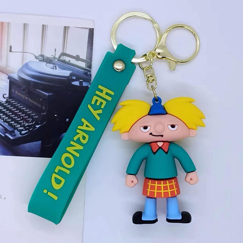 Creative Cartoon Doll Arnold Keychain Bag Car Keychain Accessories Gift Wholesale Kawaii Cute Personalized Gifts Y2k Fashion Toy