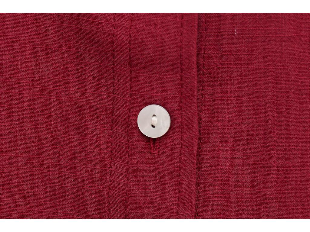 Spring 2025 Women's European and American Style Linen Loose Shirt - Fashionable and Versatile