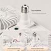 E27 Screw Base Double Row LED Ceiling Fan Light for Bedroom/Dining Room - Silent, Powerful Wind