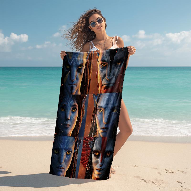 1Pc Avatar Last Airbender Beach Towel Microfiber Beach Towel Thin Absorbent For Beach Swimming Yoga Bath Sports 0917286