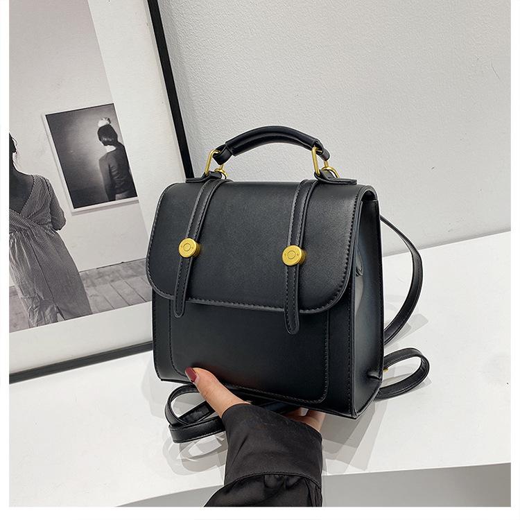 Backpack women's backpack niche design bag 2025 new fashion high sense small girl college bag