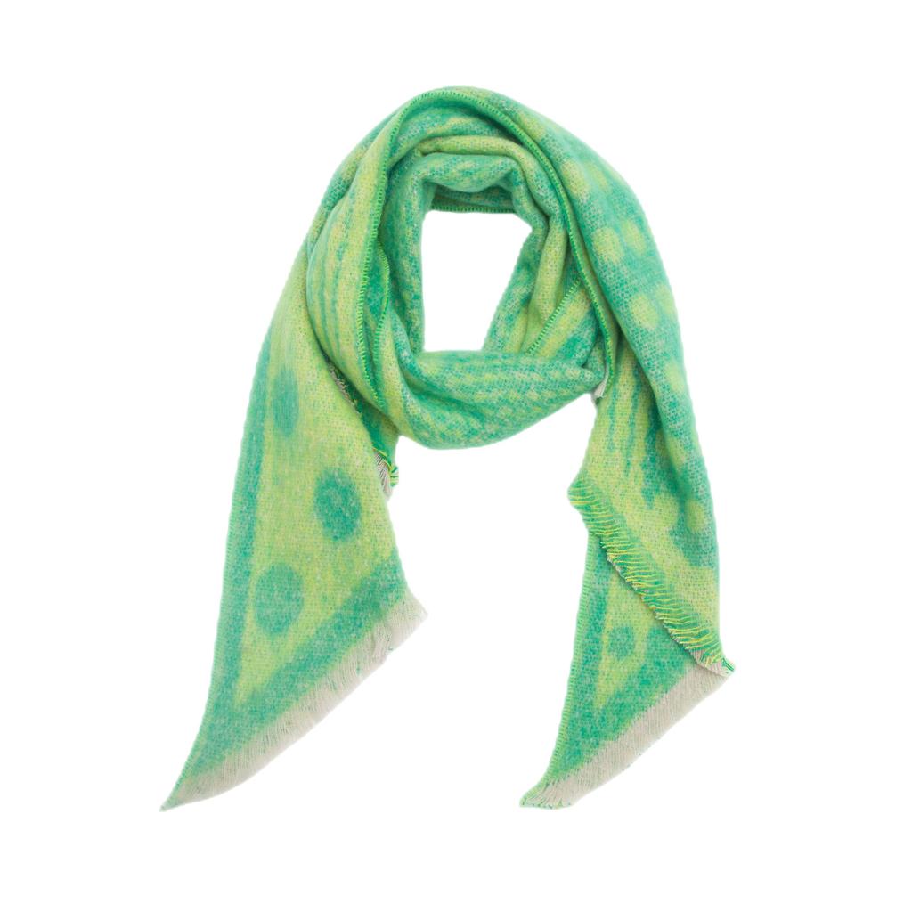 Autumn Winter Warm Shawl Women's Thick Polka Dot Scarf