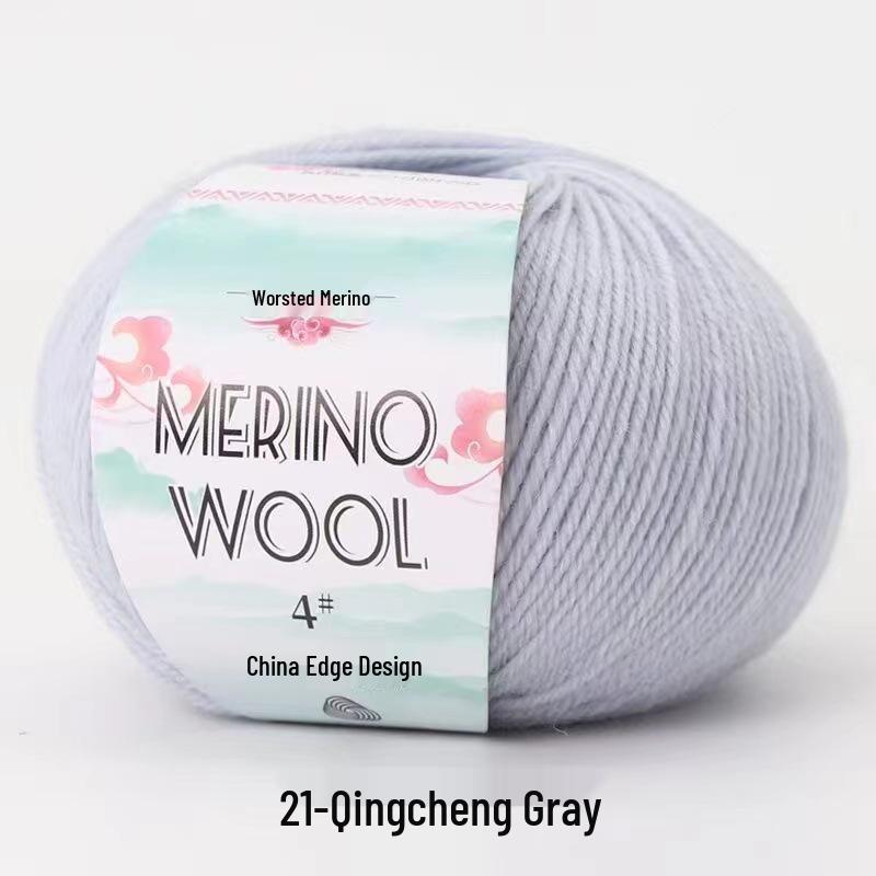 Chunky Merino Wool Yarn 50g for DIY Knitting & Crochet Sweaters and Scarves
