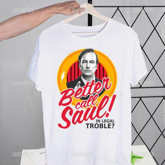 Better Call Saul T Shirt for Men Hamlin Hamlin and Mcgill Novelty Tshirt Goodman Drama Legal Tv Series Camisetas Wholesale